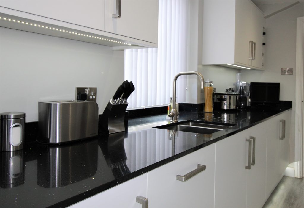 Modern Galley Kitchen, Noble Kitchens - Coventry and Warwickshire