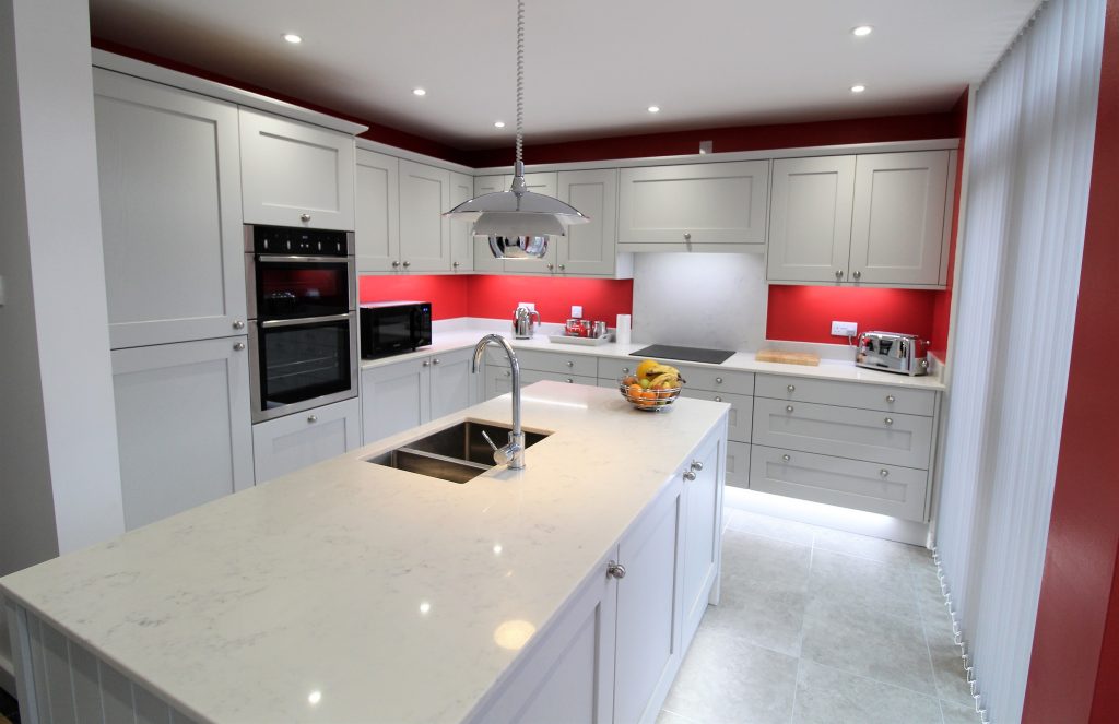 Painted Shaker Kitchen, Noble Kitchens, Coventry and Warwickshire